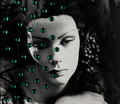mixed media photo collage, Wondering What Went Wrong, by Adrienne Moumin.